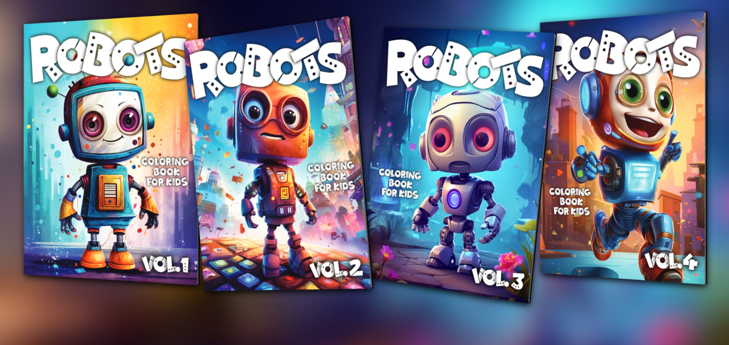 Robots Coloring Books for Kids